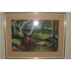 ORIGINAL WATERCOLOR SIGNED E.G. HENRICKSON #1666612