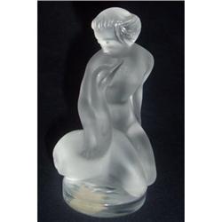 LALIQUE LEDA AND THE SWAN STATUETTE CRYSTAL #1666613