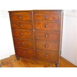 English two door painted armoire #1666627