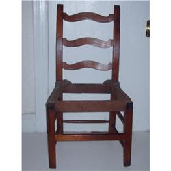 18th c Southern Maryland Virginia ladder back #1666763