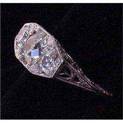 Edwardian Platinum & Diamond Ring #1679316