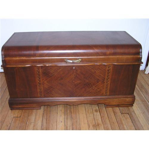 Antique Waterfall Cedar Chest 1679774