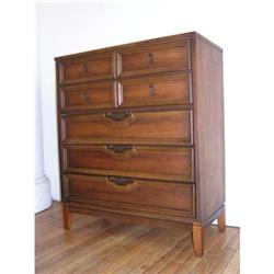 Eames Era Modern Walnut Chest Of Drawers #1679777