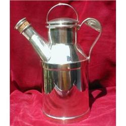 SILVER Milk CAN CockTAIL Shaker REEDBarton 64oz#1679817