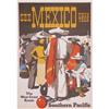 Image 1 : ORIGINAL '35 SP RAILROAD SEE MEXICO POSTER  #1680328