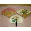 Image 1 : Lot of 3 Paper Fans #1689265