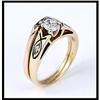 Image 1 : LOVELY 14K YELLOW GOLD DIAMOND RING #1689323