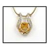 Image 1 : 18K GOLD GEM SLIDE PENDANT(was $300) #1689360