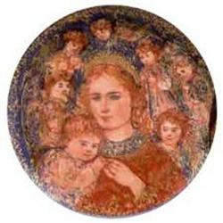 The Angel's Message porcelain plate Christmas #1690067