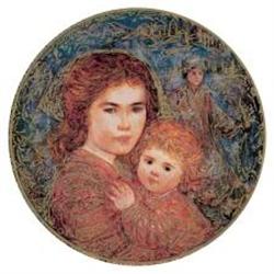 Olivia & Hildy Mothers Day 1993   plate by Edna#1690083