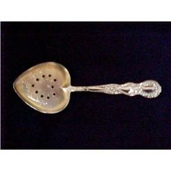 Sterling Silver Perforated Serving Spoon #1690115