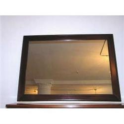 Large Hanging Antique Cherry Mirror #1690194