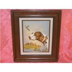 Sporting Hunting Spaniel Dog Oil Painting #1690213
