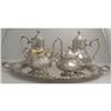 Image 1 : 925k Sterling Silver Magnificient Tea Set #1690329