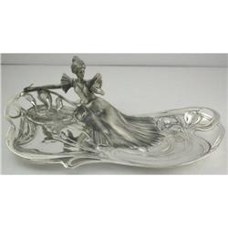 Sterling Silver WMF Centerpiece , Writing Lady!#1690332