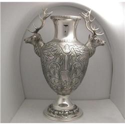 925K Sterling Silver Deer Vase #1690336