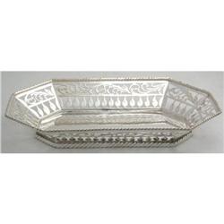 925K Sterling Silver Handmade Bread Basket #1690358