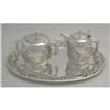 Image 1 : 925K Sterling Silver 3pc. Creamer Set #1690367