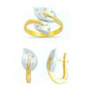 Image 1 : 14K Gold Ring and Earrings Set #1690457