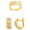 Image 1 : 14K Gold Ring and Earrings Set #1690476