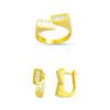 Image 1 : 14K Gold Ring and Earrings Set #1690510
