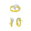 Image 1 : 14K Gold Ring and Earrings Set #1690513