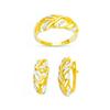 Image 1 : 14K Gold Ring and Earrings Set #1690732