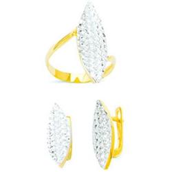 14K Gold Ring and Earrings Set #1690786