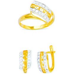 14K Gold Ring and Earrings Set #1690799