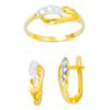 Image 1 : 14K Gold Ring and Earrings Set #1690805