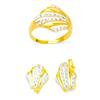 Image 1 : 14K Gold Ring and Earrings Set #1690862