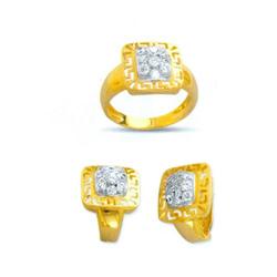 14K Gold Ring and Earrings Set #1690870