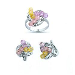 14K Gold Ring and Earrings Set #1690882