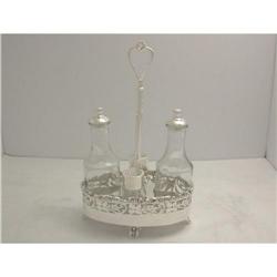 925K Silver Excellent Oil & Vinegar Holder with#1691163