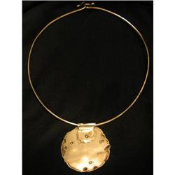 Sterling Silver Necklace Industrial Modernist #1691201