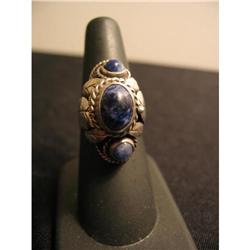 Taxco Poison Ring Sterling Silver Vintage #1691204
