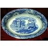 Image 1 : SPODE Italian OPEN Vegetable BOWL Oval BLUE #1691241