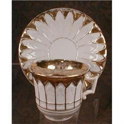 MUSTACHE Cup SAUCER German -ANTIQUE- #1691245