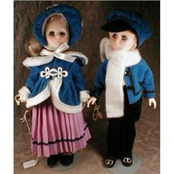 EFFANBEE Skating DOLLS Boy & Girl C & I Series #1691268