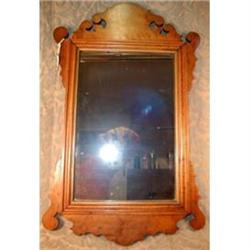 CHIPPENDALE Style Mirror - Curly MAPLE- VINTAGE#1691286