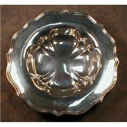 JENNINGS Sterling SILVER Dish Round - ANTIQUE #1691298