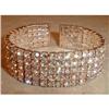 Image 1 : Cache BOUTIQUE Rhinestone BRACELET Flex CUFF #1691308