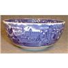 Image 1 : WEDGWOOD Ferrara BOWL Blue Transferware ANTIQUE#1691369