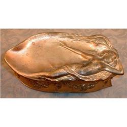 Art NOUVEAU  Jewelry BOX Cask BENEDICT # 926 #1691383