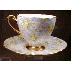 SHELLEY Primrose CHINTZ - Cup & Saucer  VINTAGE#1691458