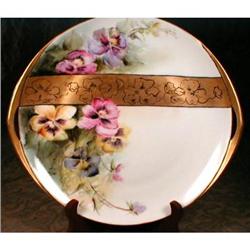 ROSENTHAL Plate ARTIST Signed - HP - Antique #1691467