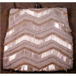 WALBORG Beaded FLAPPER Purse - EVENING Bag #1691478