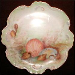 SeaShell PLATE Artist SIGNED Litkovitz Antique #1691488