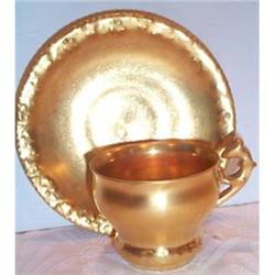 Hand Painted Limoges AOG Demi Cup and Saucer #1691578