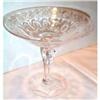 Image 1 : Stewart Floral Cut Glass Footed English Compote#1691610